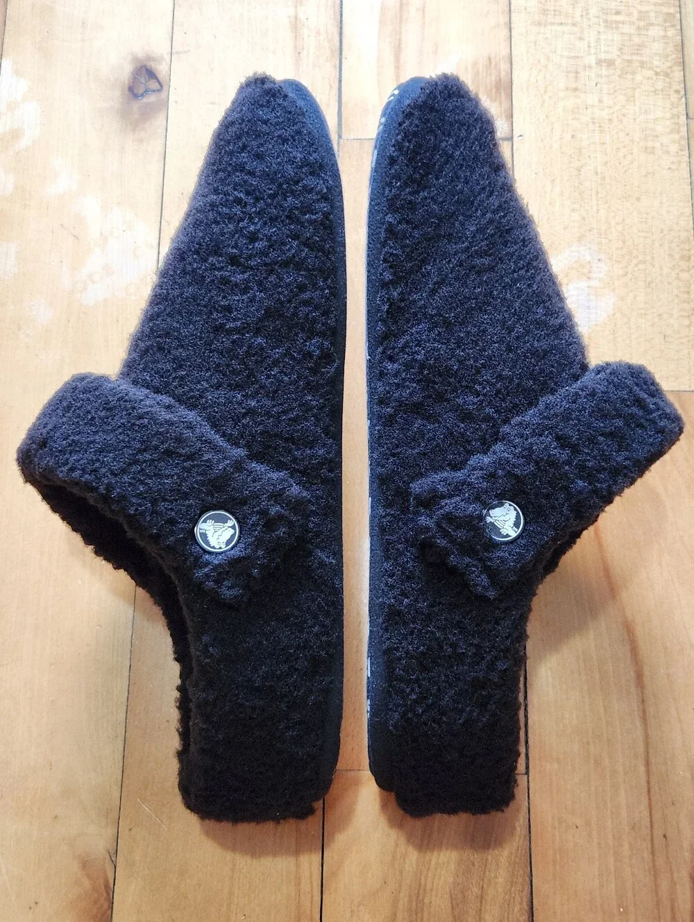 Crocs Classic Cozzzy Slipper in Black - W9 - Picture 7 of 11